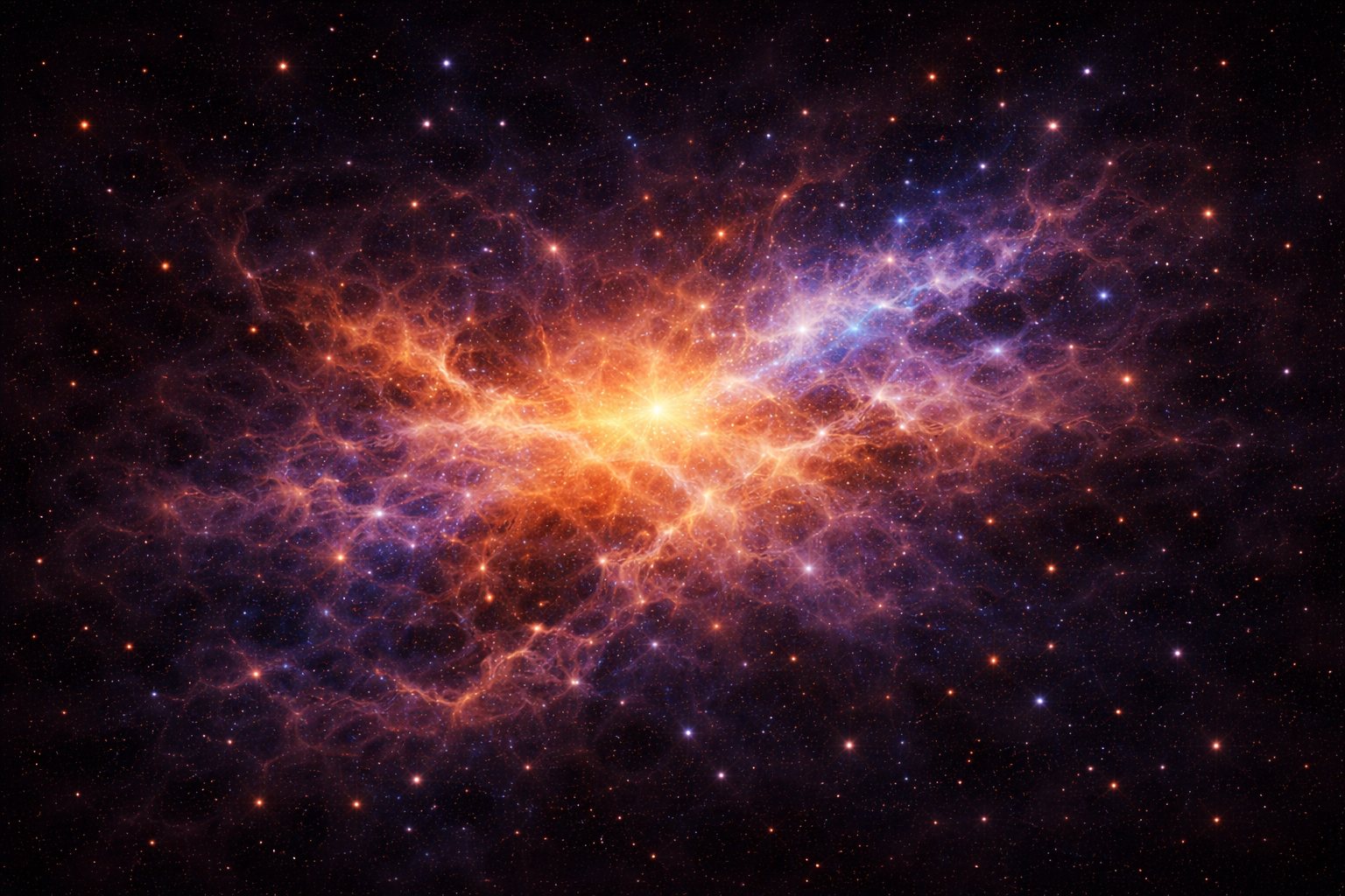 Een ster geeft licht