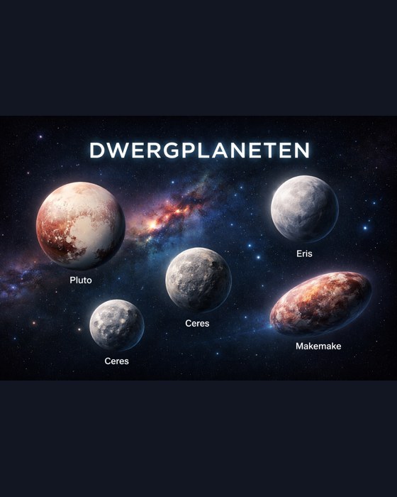 Dwergplaneten overzicht