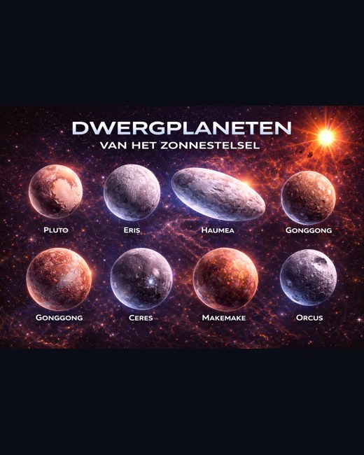 Dwergplaneten poster uitgebreid