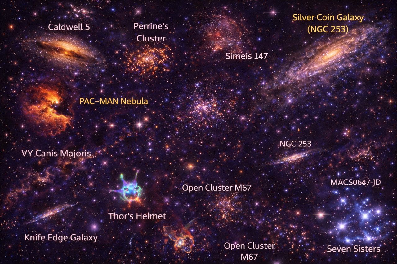 Nevels, clusters en verre velden